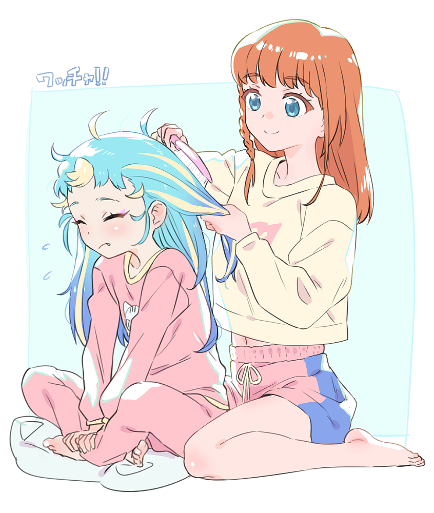 myamu and hibino matsuri (pretty series and 1 more) drawn by murakami_hisashi