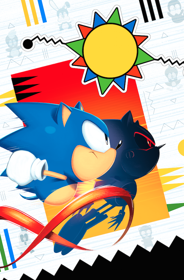 sonic the hedgehog, metal sonic, and classic sonic (sonic and 1 more) drawn by tyson_hesse