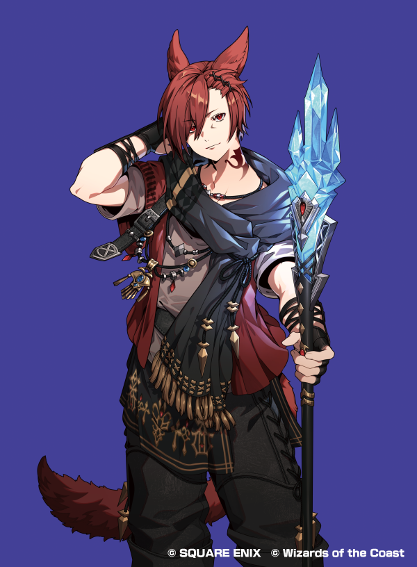 g'raha tia (final fantasy and 2 more) drawn by domco