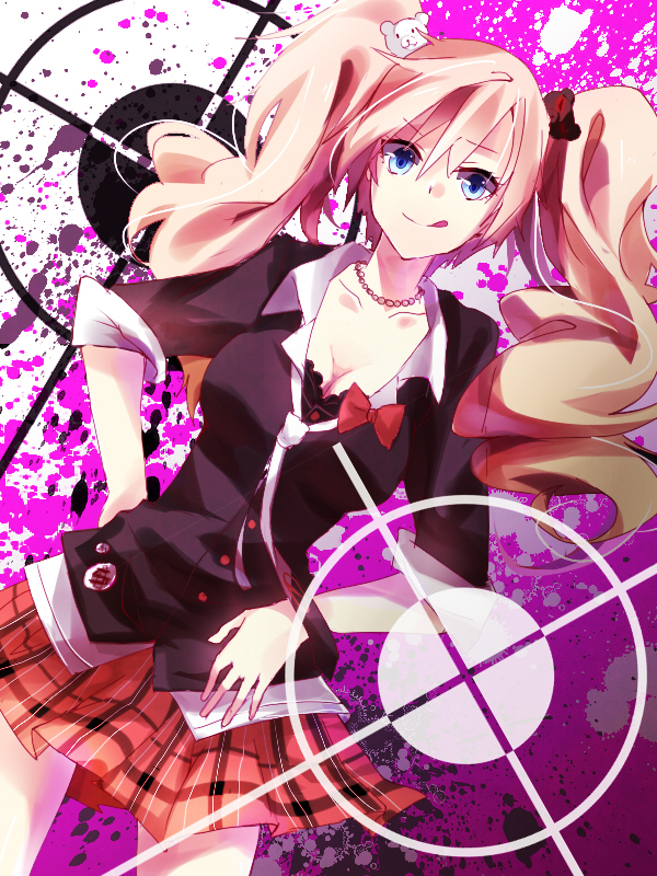 enoshima junko (danganronpa and 1 more) drawn by na2co3