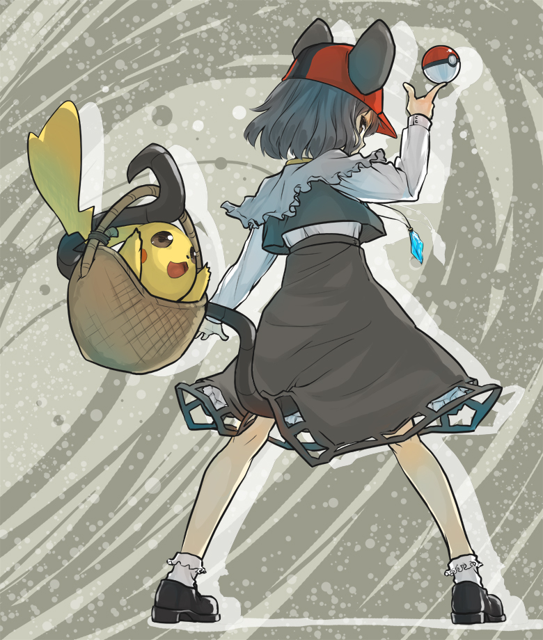 nazrin and pikachu (touhou and 1 more) drawn by minatsuki_(sitsu)