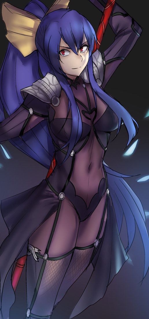 scathach and mai natsume (fate and 3 more) drawn by ryairyai