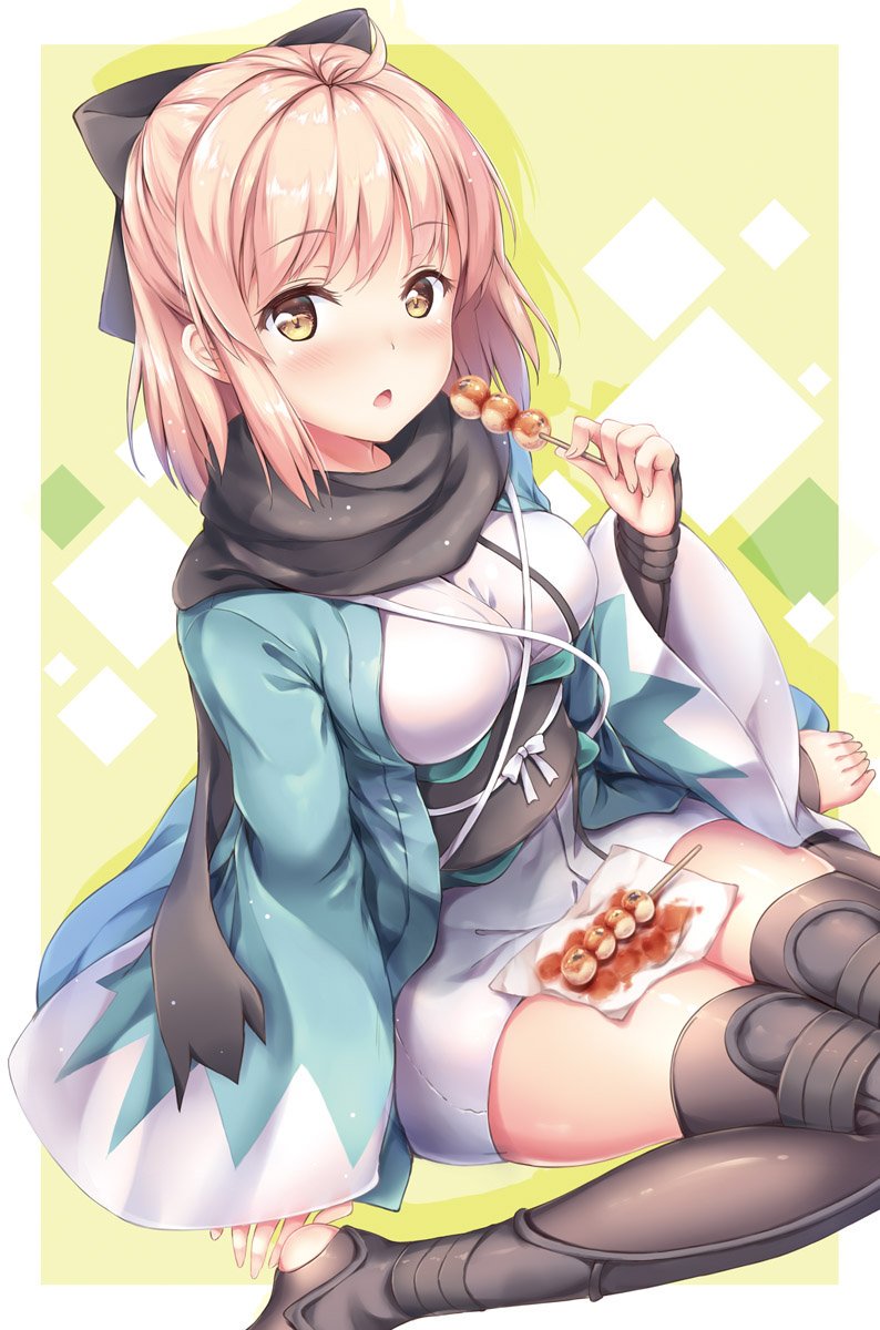 okita souji (fate and 1 more) drawn by shirakawako