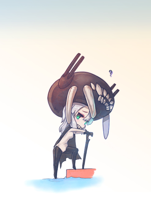 wo-class aircraft carrier (kantai collection) drawn by mana_(remana)