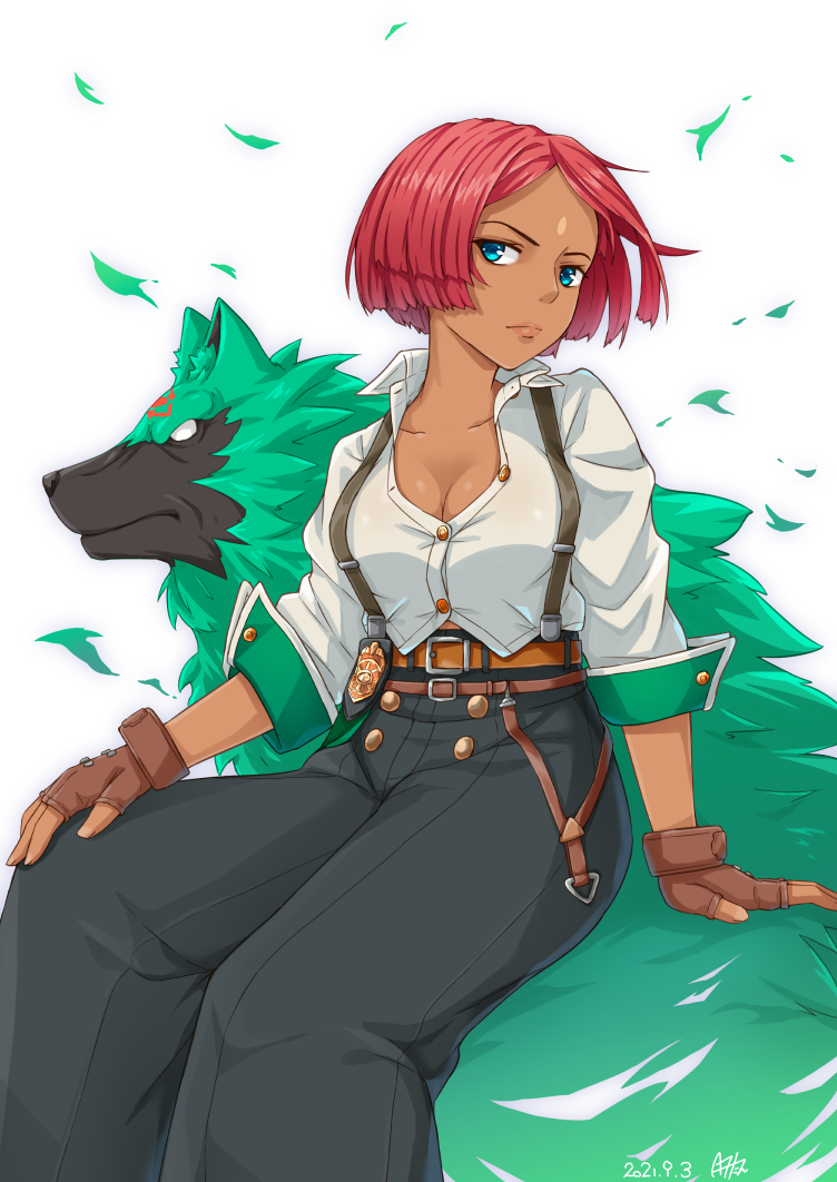 giovanna and rei (guilty gear and 1 more) drawn by gecotan