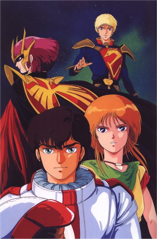 haman karn, elpeo puru, judau ashta, and glemy toto (gundam and 1 more)