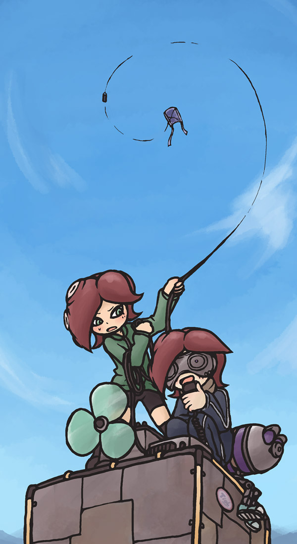 octoling player character and takozonesu (splatoon and 1 more) drawn by aozakana_zabaano