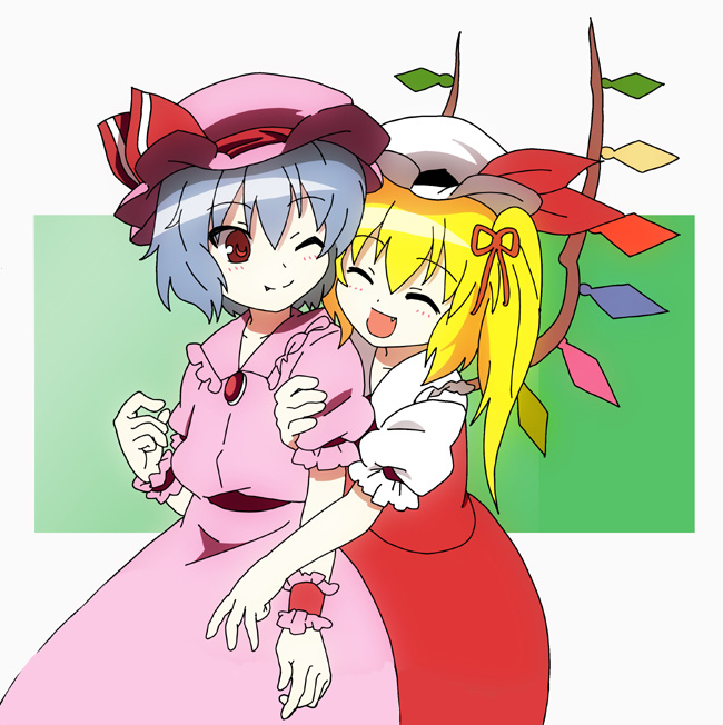remilia scarlet and flandre scarlet (touhou) drawn by ayasugi_tsubaki