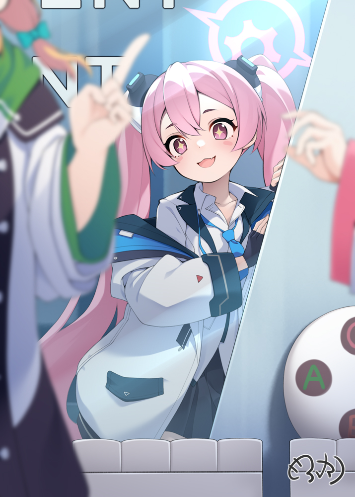 momoi, midori, and koyuki (blue archive) drawn by mofu_namako