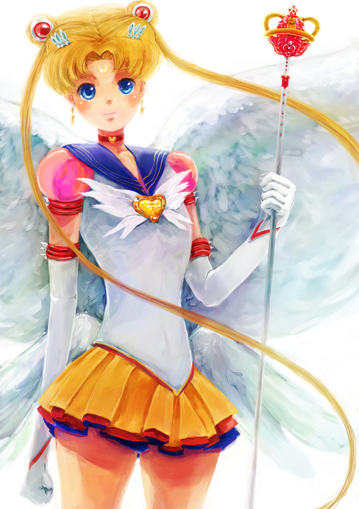 tsukino usagi, sailor moon, and eternal sailor moon (bishoujo senshi sailor moon and 1 more) drawn by azuma_yukihiko