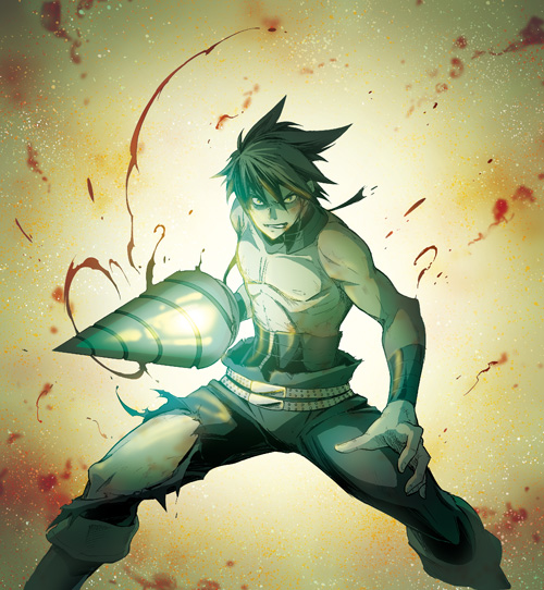 simon (tengen toppa gurren lagann and 1 more) drawn by aiya_kyuu