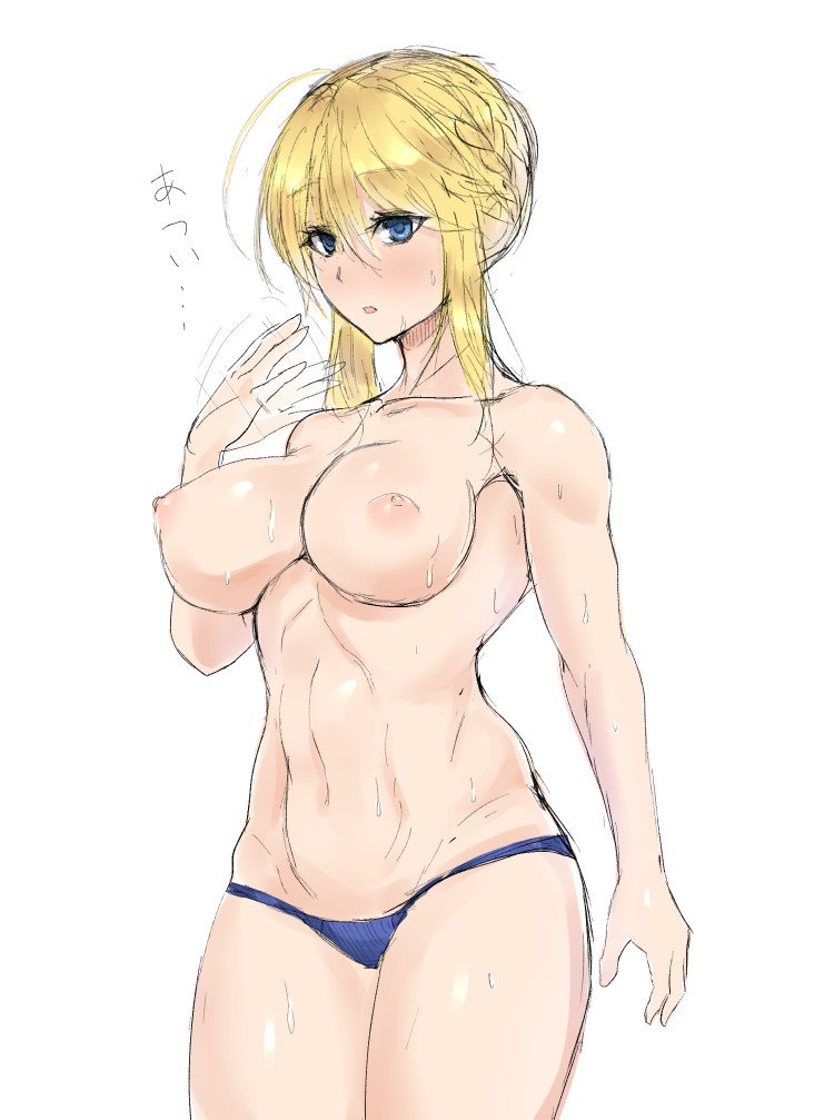artoria pendragon (fate and 1 more) drawn by koucha_indian