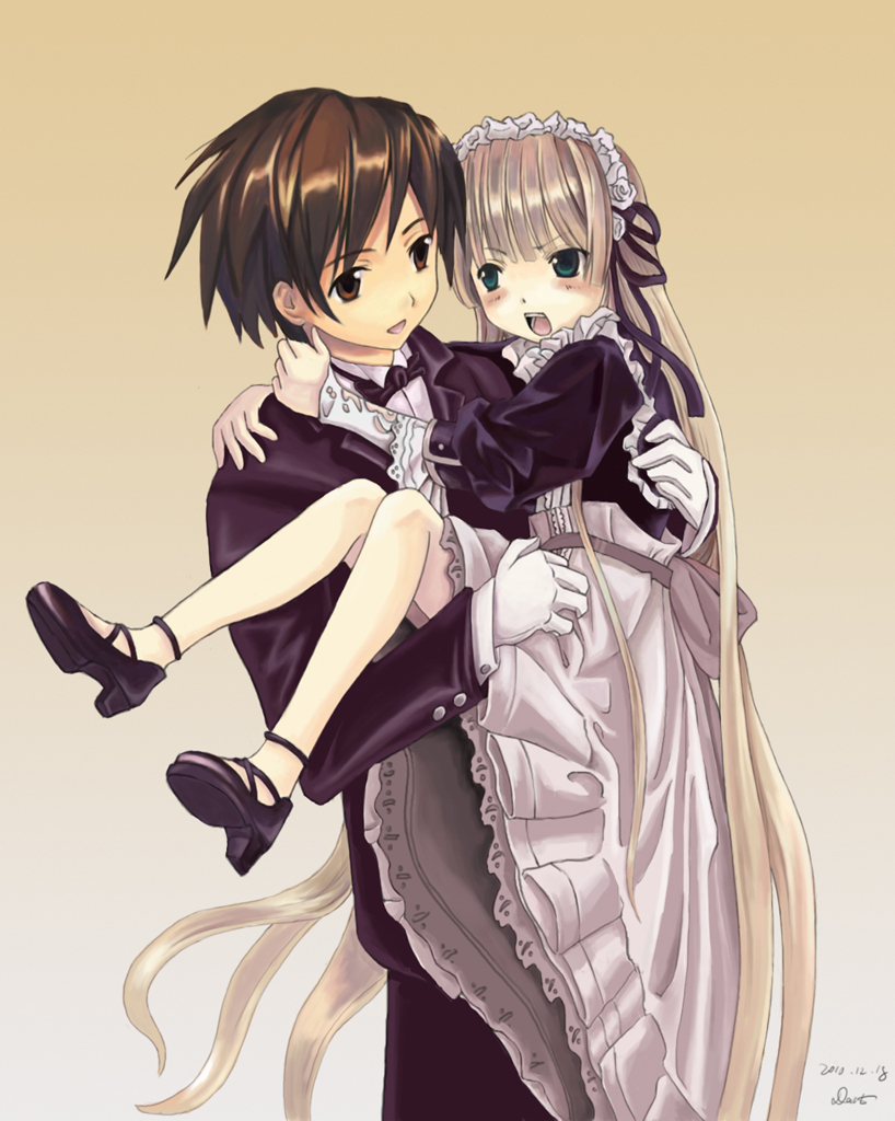 victorica de blois and kujou kazuya (gosick) drawn by da-cart
