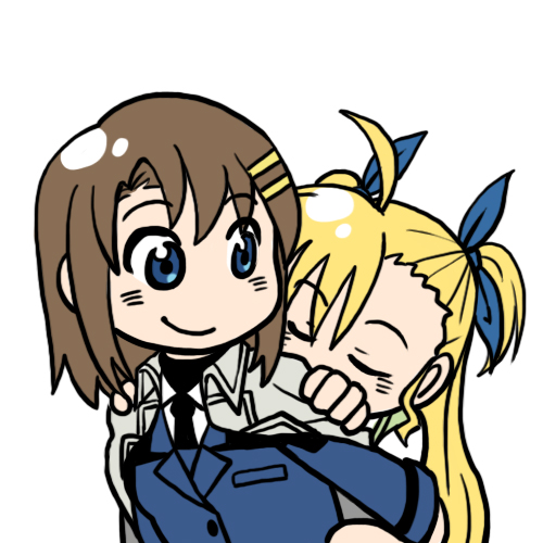 yagami hayate and vivio (lyrical nanoha and 1 more) drawn by danpaca
