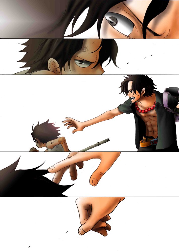portgas d. ace (one piece) drawn by kara_(acluf-0156)