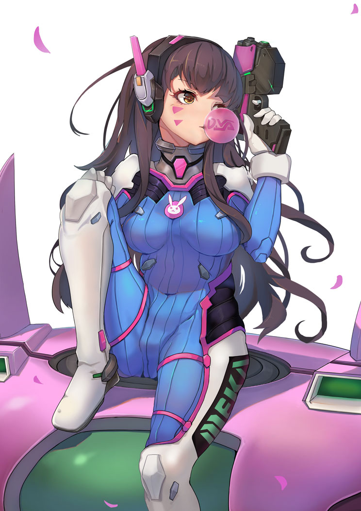 d.va (overwatch and 1 more) drawn by vococo