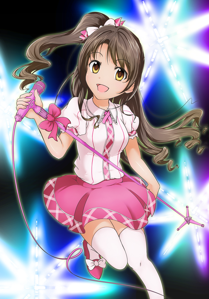 shimamura uzuki (idolmaster and 1 more) drawn by pobii