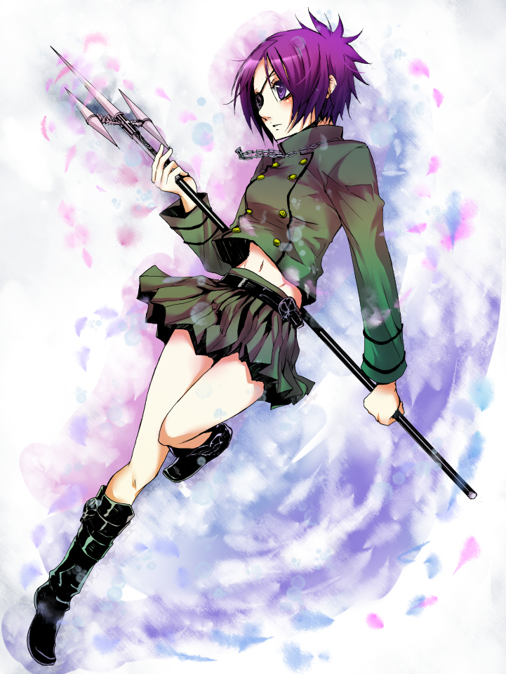 chrome dokuro (katekyo hitman reborn!) drawn by akiduki_kozue