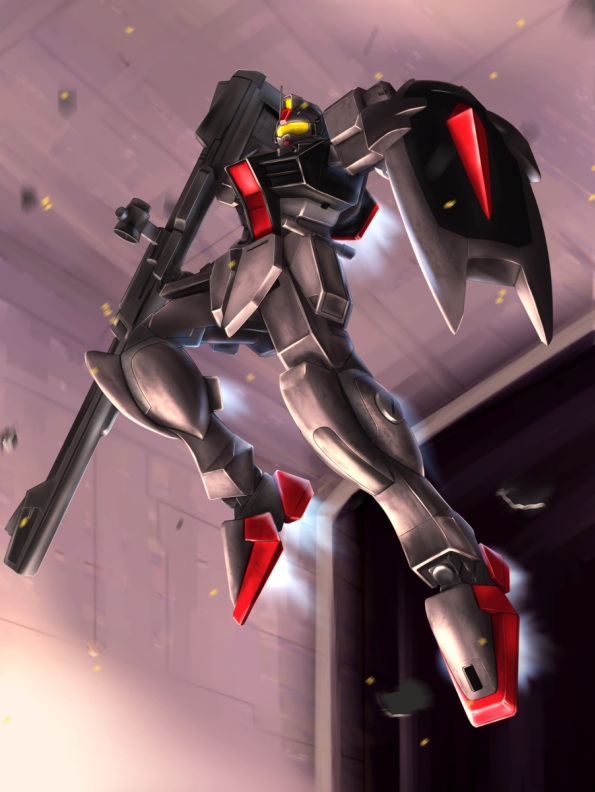 dagger l (gundam and 1 more) drawn by hiwa_industry