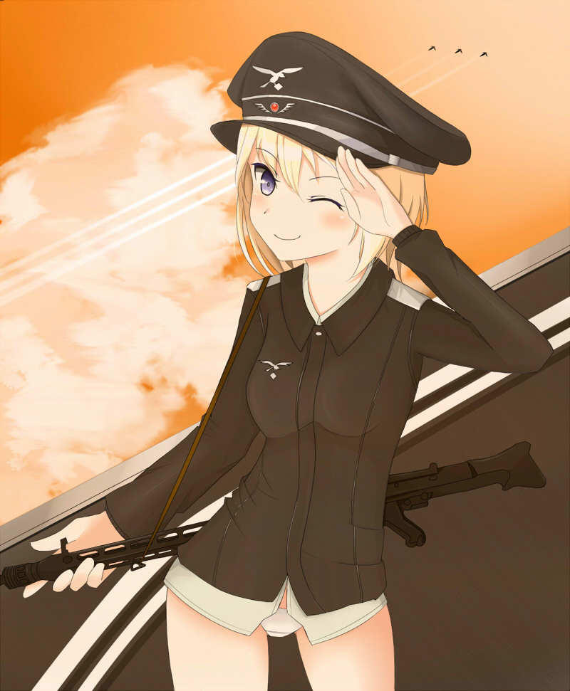 erica hartmann (world witches series and 1 more) drawn by casmo