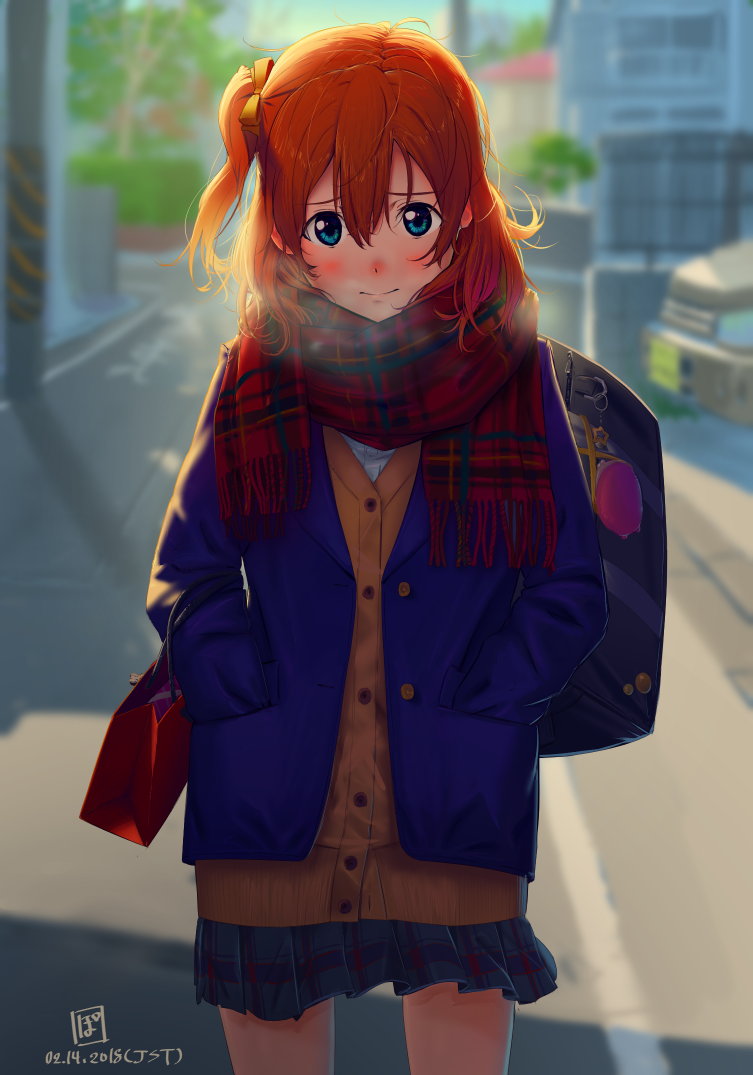 kosaka honoka (love live! and 1 more) drawn by poligon_(046)