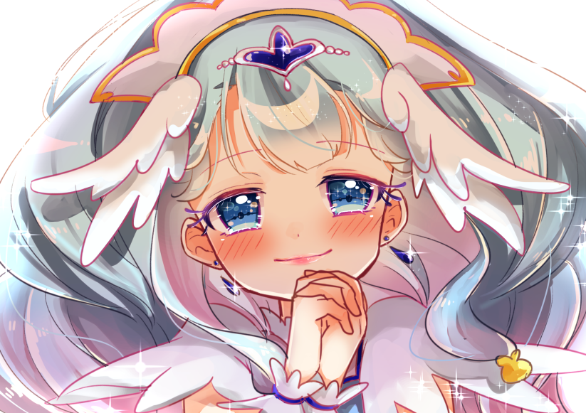 yakushiji saaya and cure ange (precure and 1 more) drawn by aihira_(aihira12)