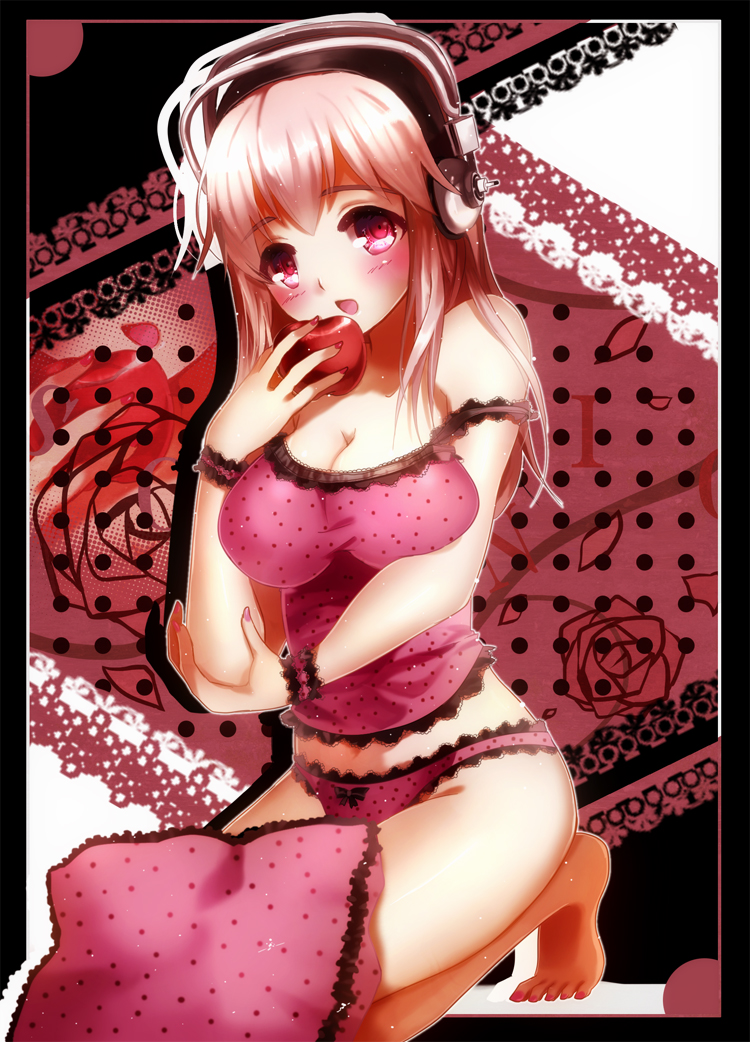 super sonico (nitroplus) drawn by aquamarine