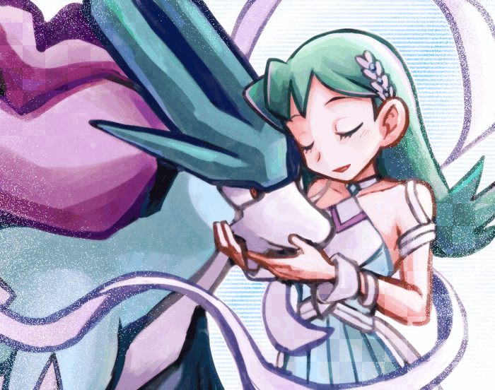 kris and suicune (pokemon and 1 more) drawn by hsngamess