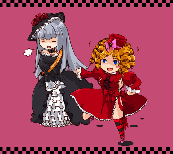 virgilia and gaap (umineko no naku koro ni) drawn by shirokura
