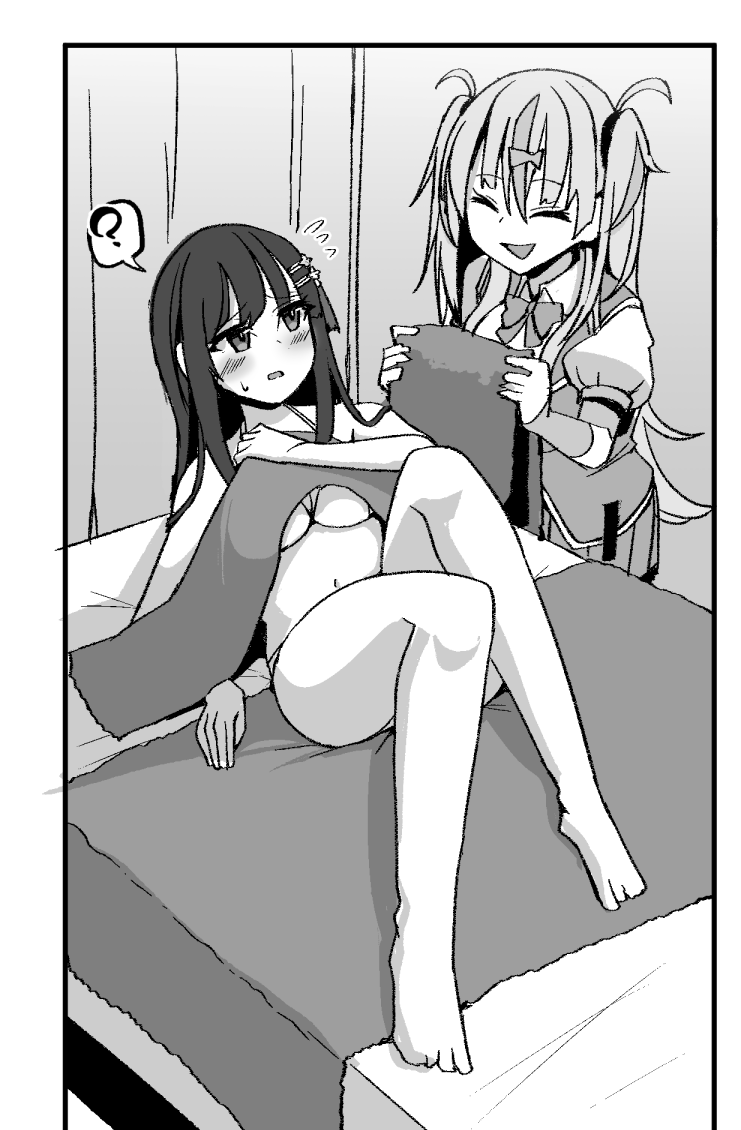 nikaidou misato and ooshima isuzu (heaven burns red) drawn by kenpi_(hs-totyu)