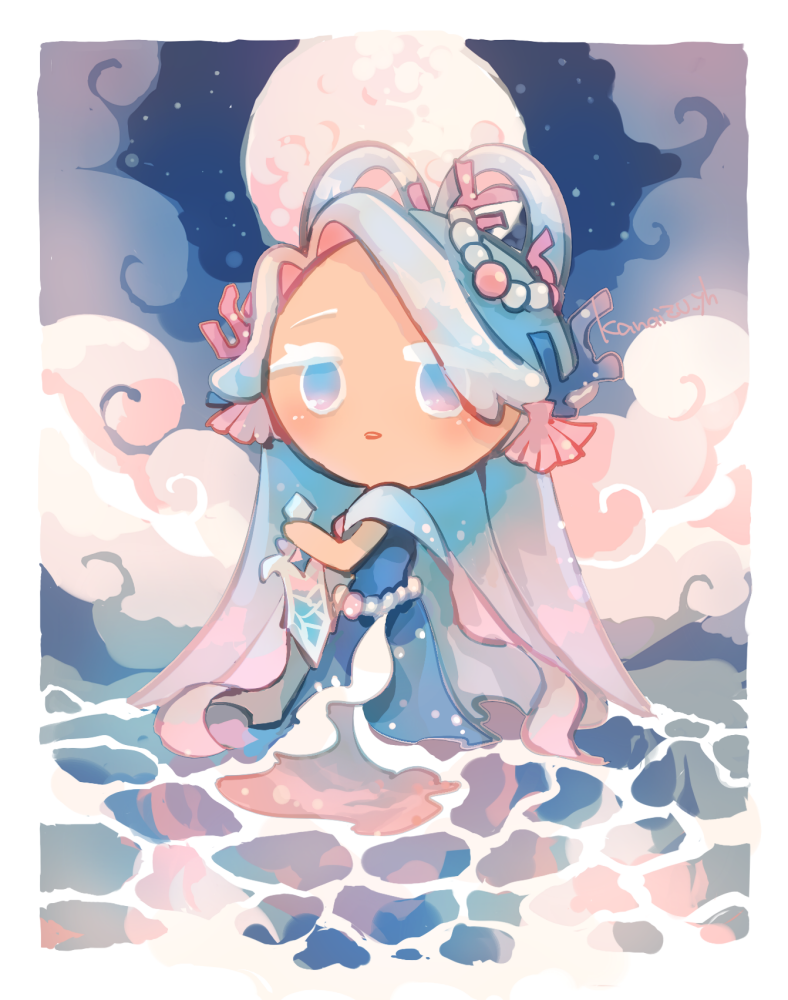sea fairy cookie (cookie run and 1 more) drawn by kanaizu_yh