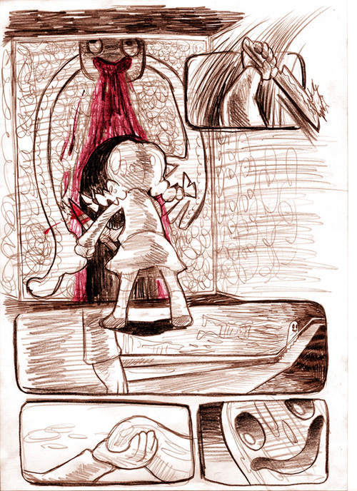 madotsuki and kyukkyu-kun (yume nikki) drawn by ashida