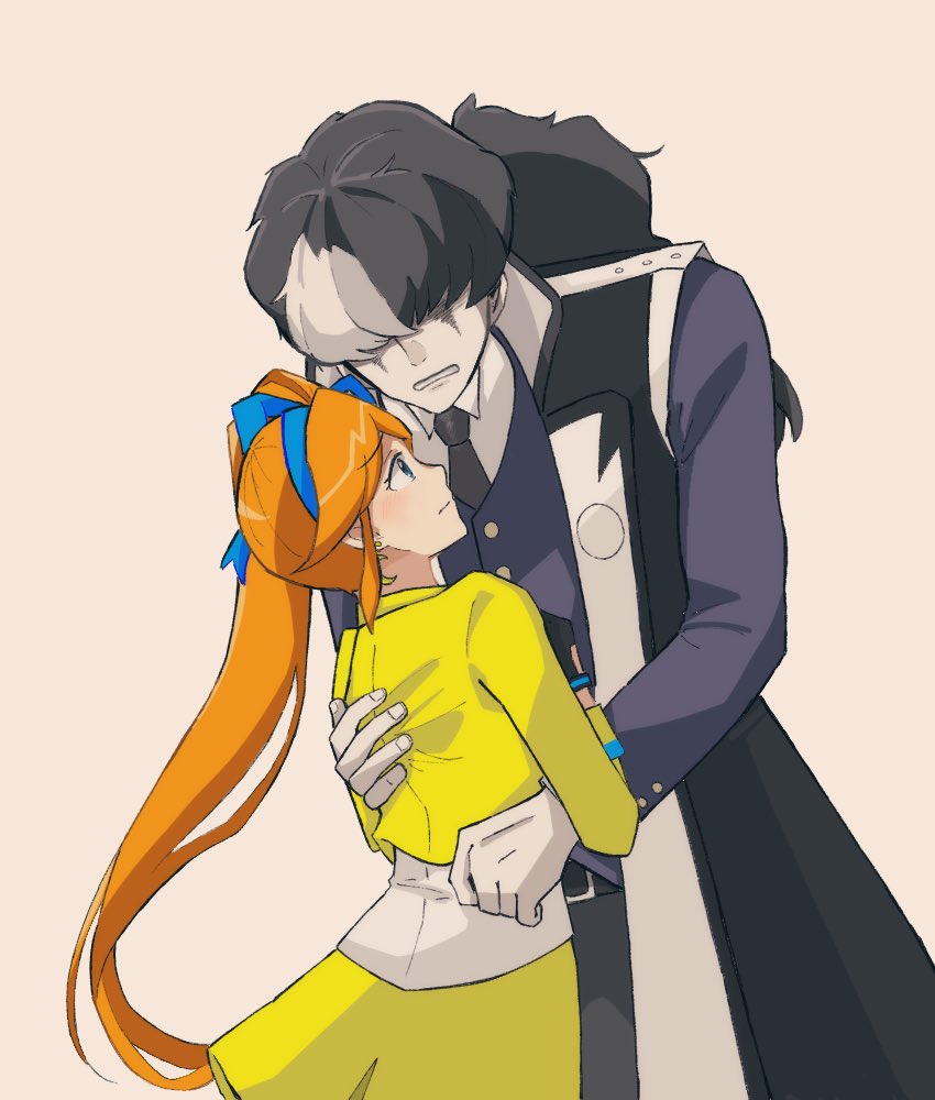 athena cykes and simon blackquill (ace attorney) drawn by kizugusuriiiii