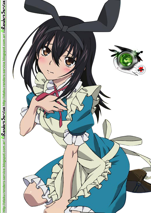 himeragi yukina (strike the blood) drawn by ors_anime_renders