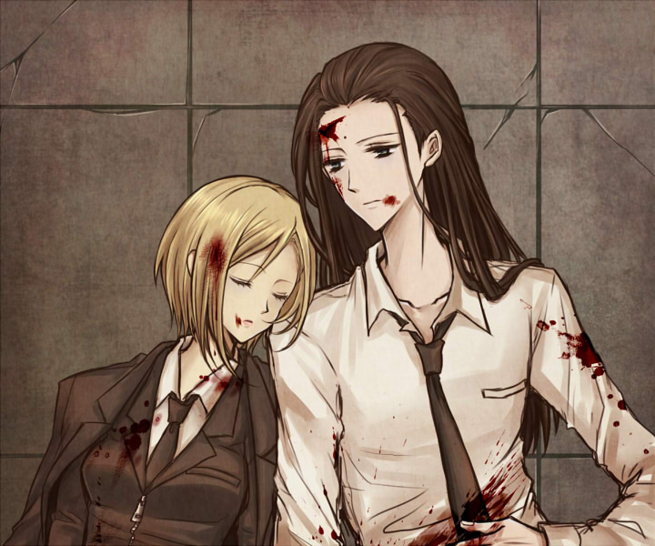 tseng and elena (final fantasy and 1 more) drawn by bosch