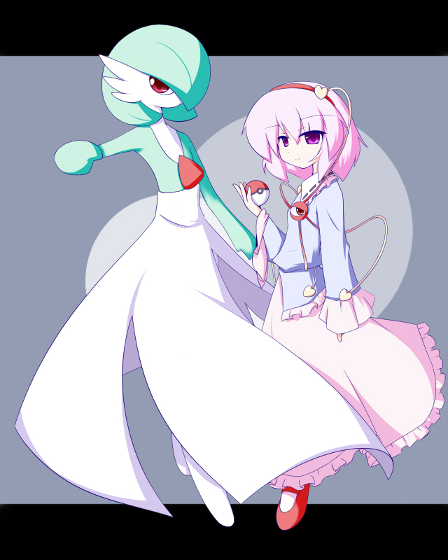 komeiji satori and gardevoir (touhou and 1 more) drawn by miyo_(miyomiyo01)