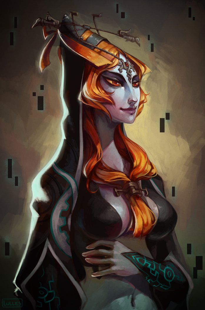 midna (the legend of zelda and 1 more) drawn by luisa_rafidi