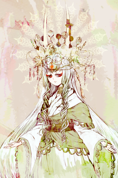 kamishirasawa keine and ex-keine (touhou) drawn by nazo_(mystery)