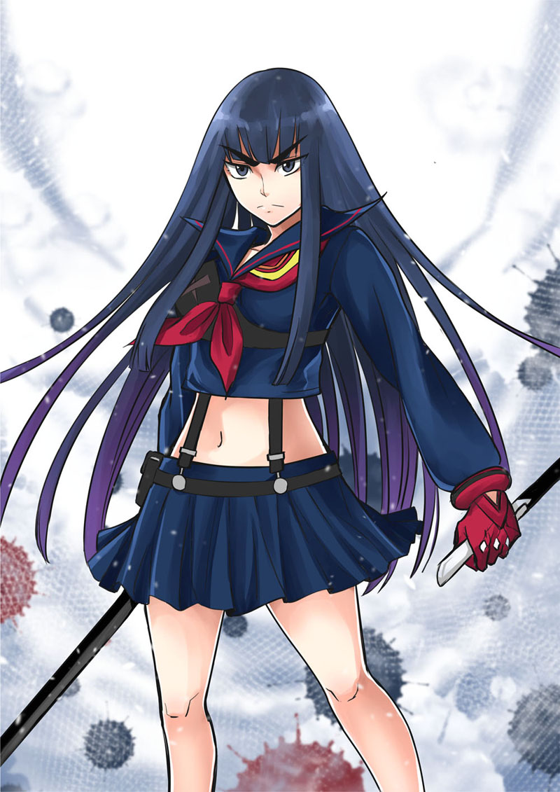 senketsu and kiryuuin satsuki (kill la kill) drawn by jiuu_huner