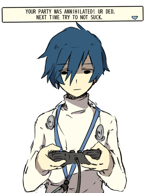 yuuki makoto (persona and 1 more) drawn by ai-wa