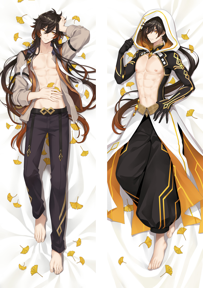 zhongli (genshin impact) drawn by moeanime