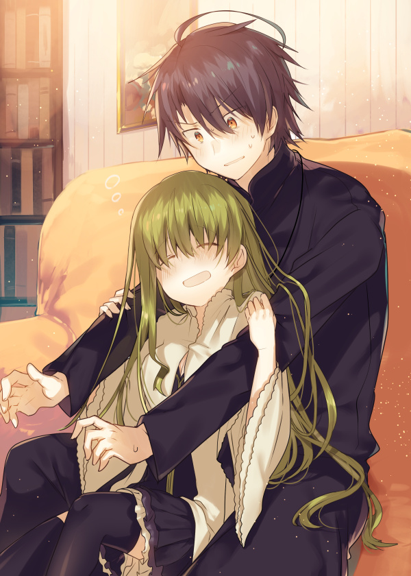 cecilia and lawrence (shiro seijo to kuro bokushi) drawn by kazutake_hazano