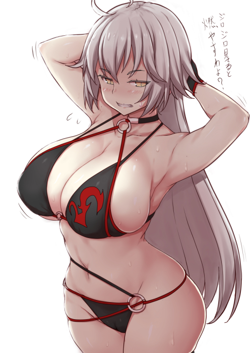 jeanne d'arc alter (fate and 1 more) drawn by jema