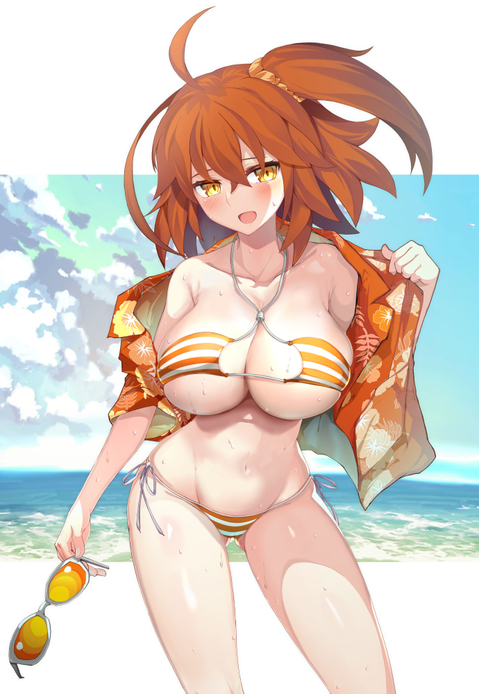 fujimaru ritsuka (fate and 1 more) drawn by koohii_koucha_maru