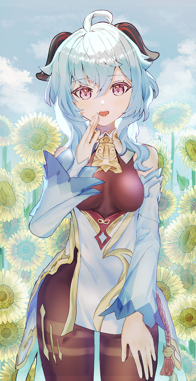 ganyu (genshin impact) drawn by snow_finale