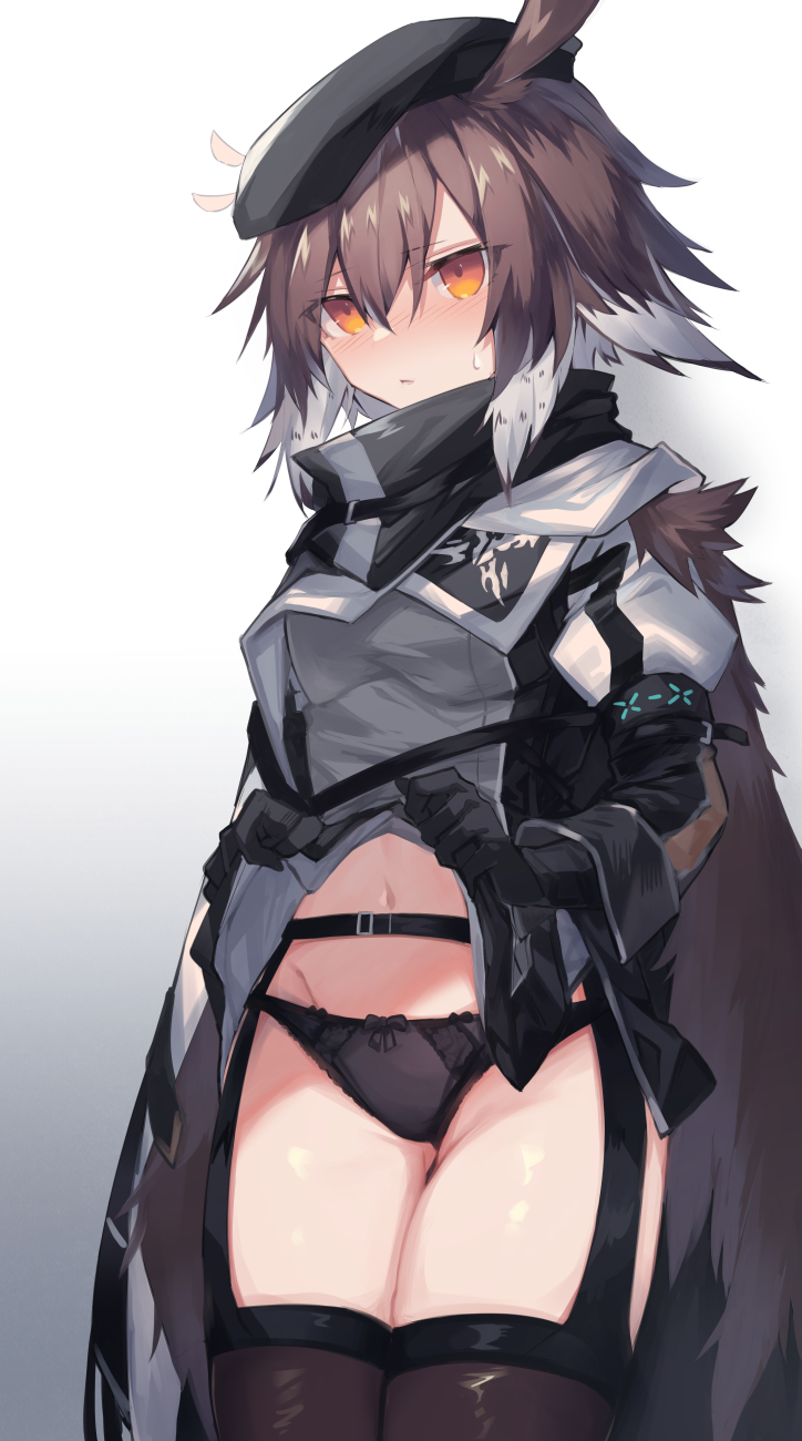 plume (arknights) drawn by sasa_onigiri