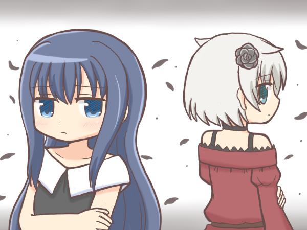 nanami yachiyo and azusa mifuyu (mahou shoujo madoka magica and 1 more) drawn by reverse_(bluefencer)
