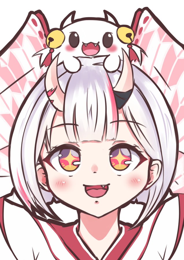 nakiri ayame and poyoyo (hololive) drawn by mer_(pixiv73244876)