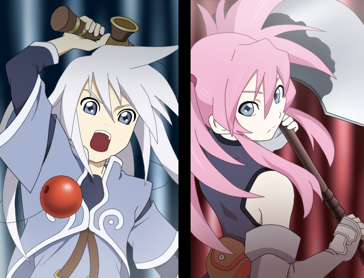 presea combatir and genis sage (tales of and 1 more) drawn by kamakiri