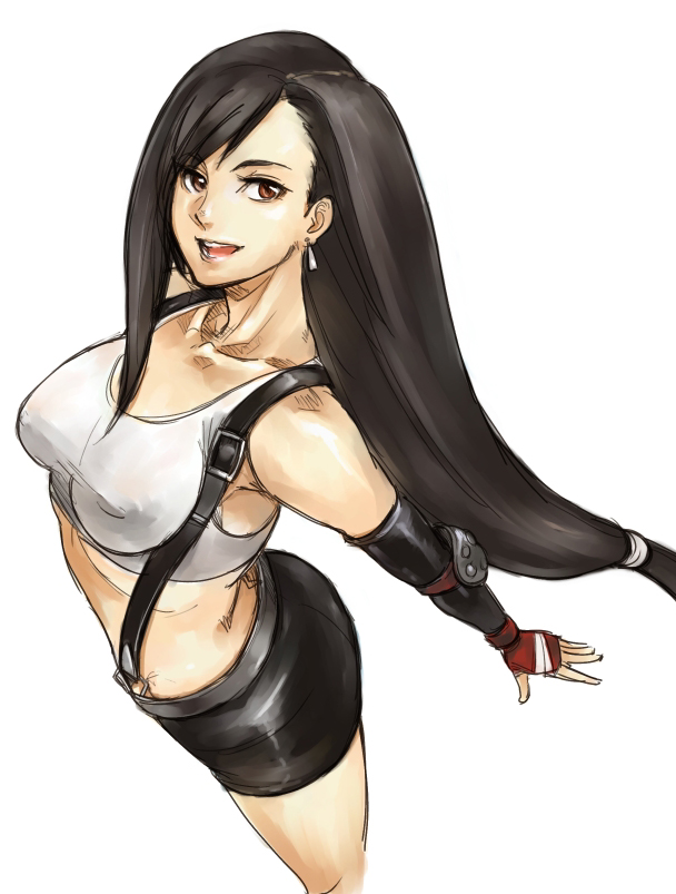 tifa lockhart (final fantasy and 1 more) drawn by gus_(clarkii)